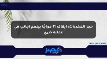 حجز المخدرات: إيقاف 11 مروّجًا بينهم أجانب في عملية كبرى